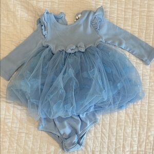 Baby Starters Light Blue Tulle Dress & Bodysuit Set